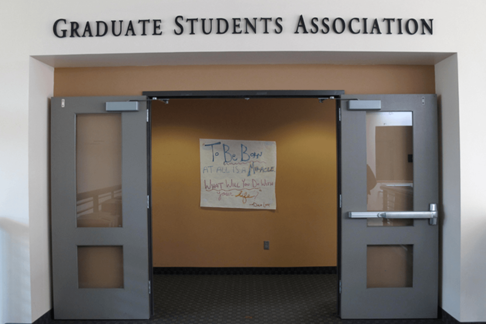 Graduate Student Association Office at the MCC