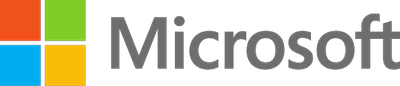 Microsoft Logo with transparent background