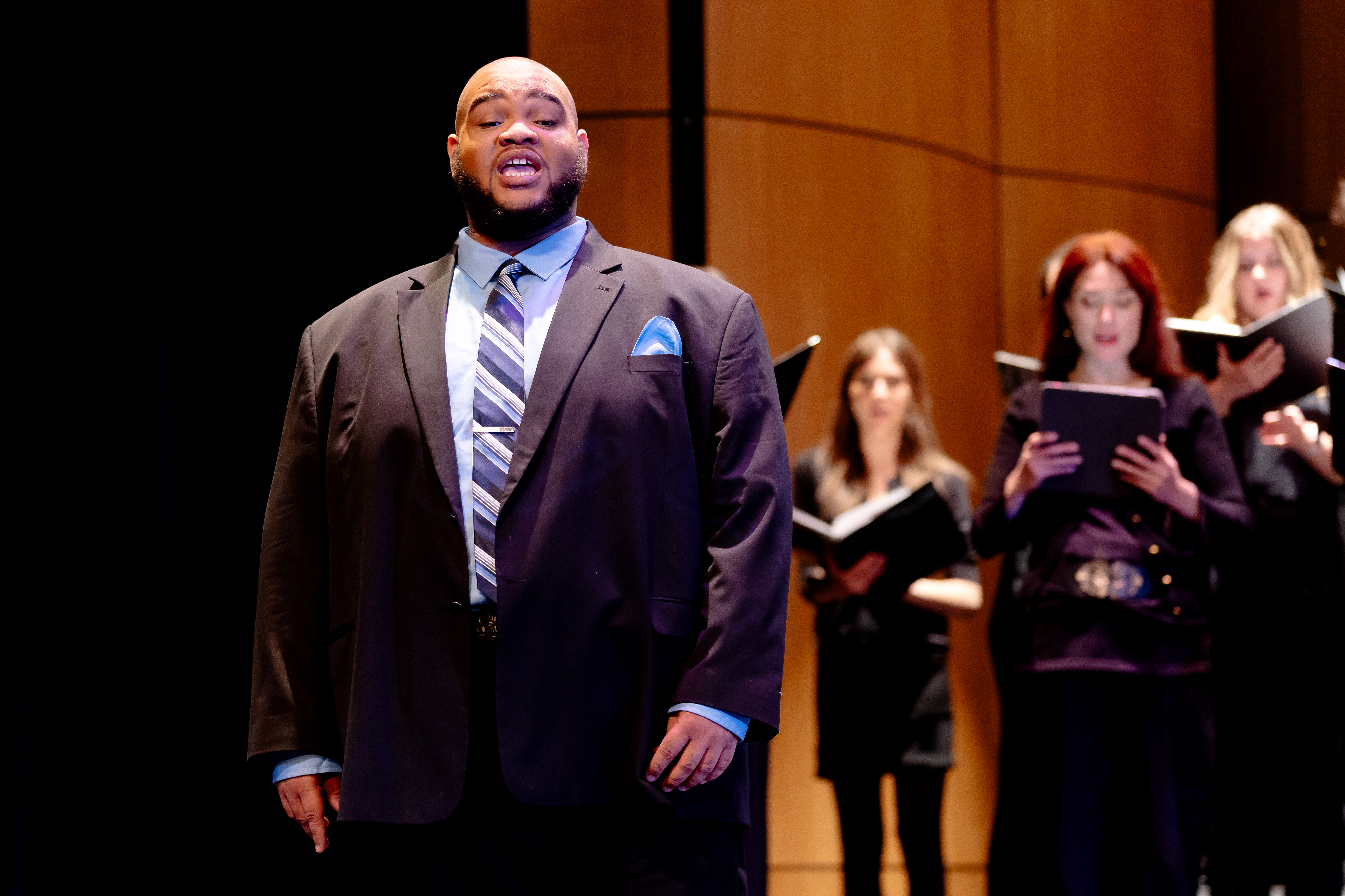 Lorenzo Johnson, Jr, 2026 Commencement Student Singer performing